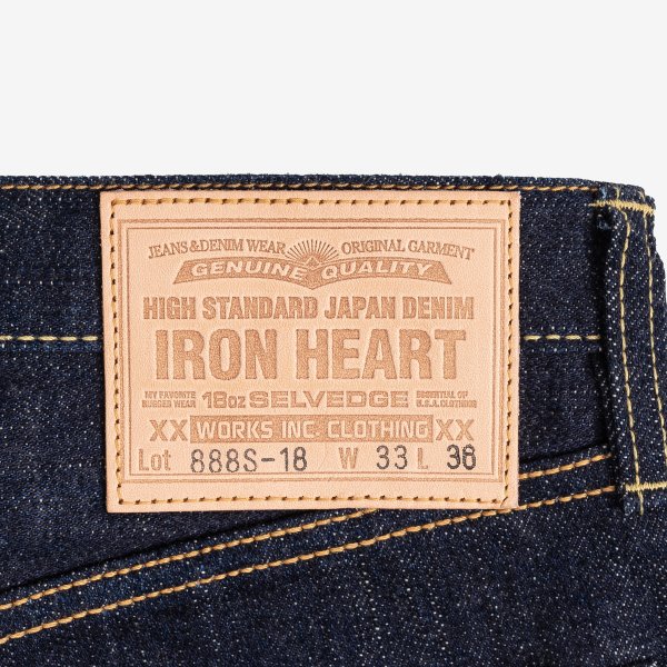 IH-888S-18 18oz Vintage Selvedge Denim Relaxed Taper Indigo
