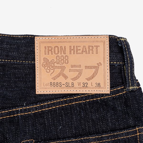 IH-888S-SLB 16oz Slubby Selvedge Denim Relaxed Taper Indigo