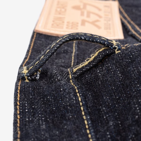 IH-666S-SLB 16oz Slubby Selvedge Denim Slim Straight Indigo