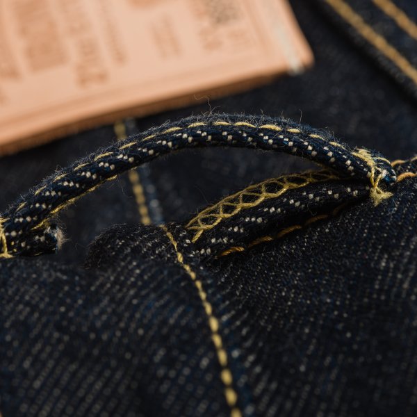 IH-666S-21 21oz Selvedge Denim Slim Straight Indigo
