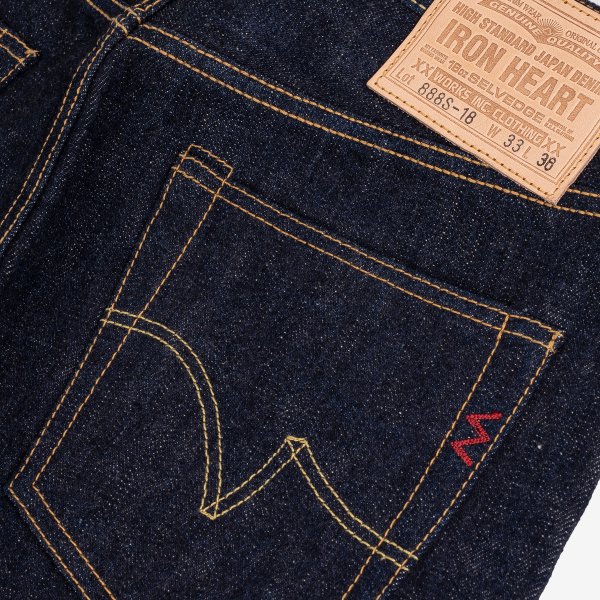 IH-888S-18 18oz Vintage Selvedge Denim Relaxed Taper Indigo