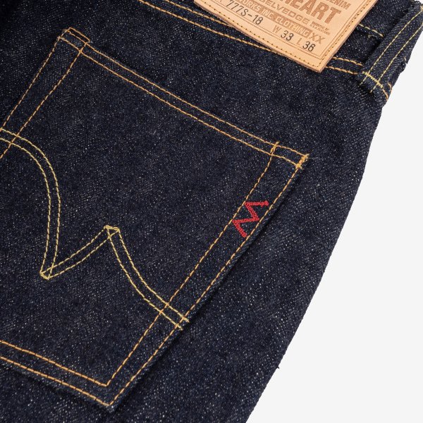 IH-777S-18 18oz Vintage Selvedge Denim Slim Taper Indigo