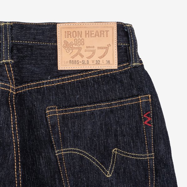 IH-888S-SLB 16oz Slubby Selvedge Denim Relaxed Taper Indigo