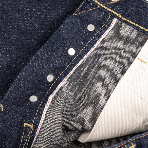 IH-888S-18 18oz Vintage Selvedge Denim Relaxed Taper Indigo