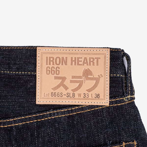 IH-666S-SLB 16oz Slubby Selvedge Denim Slim Straight Indigo