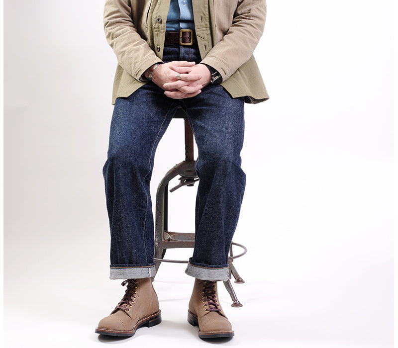 LK-014 Combat Boot Horween CXL Natural Roughout