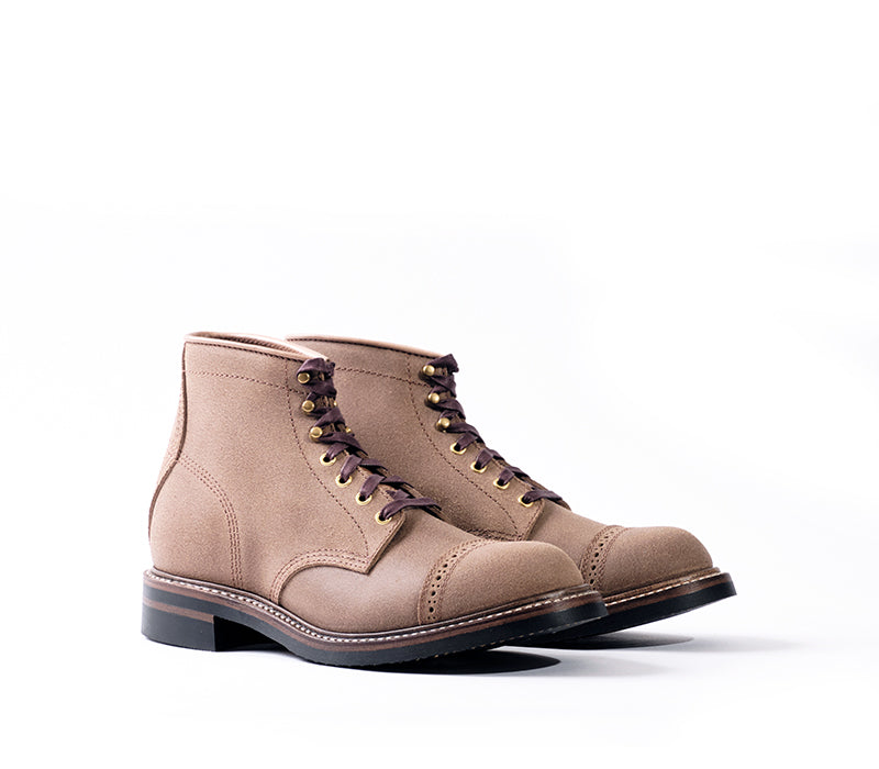 LK-014 Combat Boot Horween CXL Natural Roughout