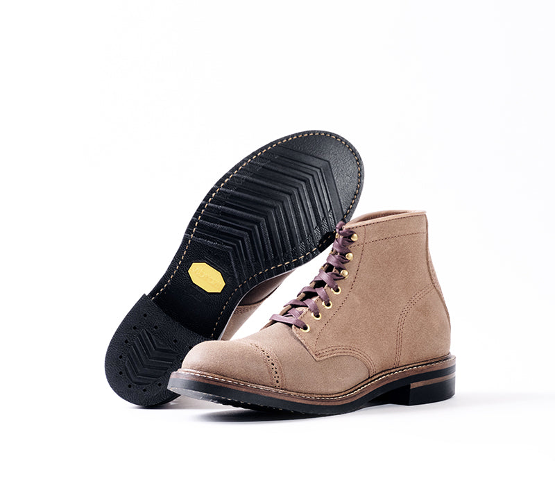 LK-014 Combat Boot Horween CXL Natural Roughout