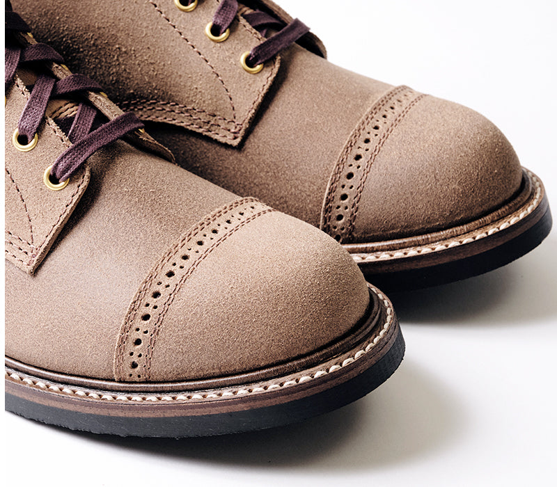 LK-014 Combat Boot Horween CXL Natural Roughout