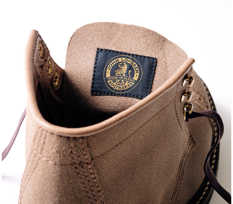 LK-014 Combat Boot Horween CXL Natural Roughout