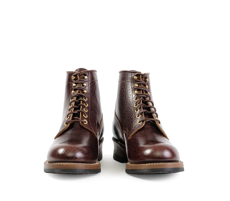 LK-032 Steel Gang Boots Shinki Hikaku Horsebutt Dark Brown
