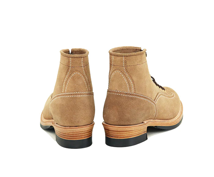 LK-004 Donkey Puncher Boots Horween CXL Natural Roughout