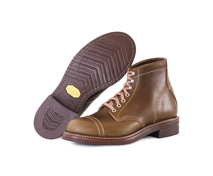 LK-014 Combat Boots Horween CXL Dark Olive