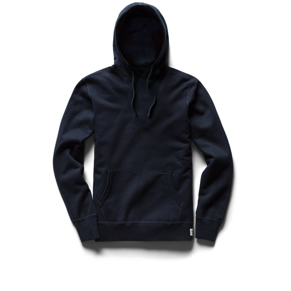 Lightweight Terry Pullover Hoodie Navy