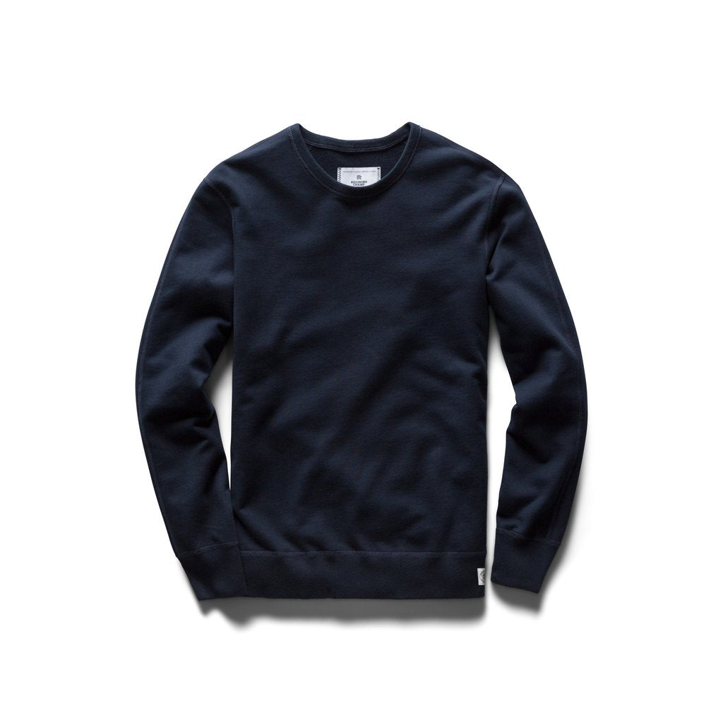 Lightweight Terry Crewneck Navy