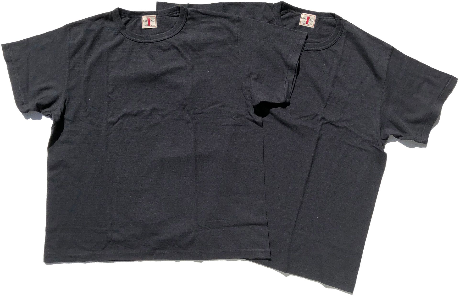 SJ2PST-CREW 2 Pack Loopwheel Tee Black