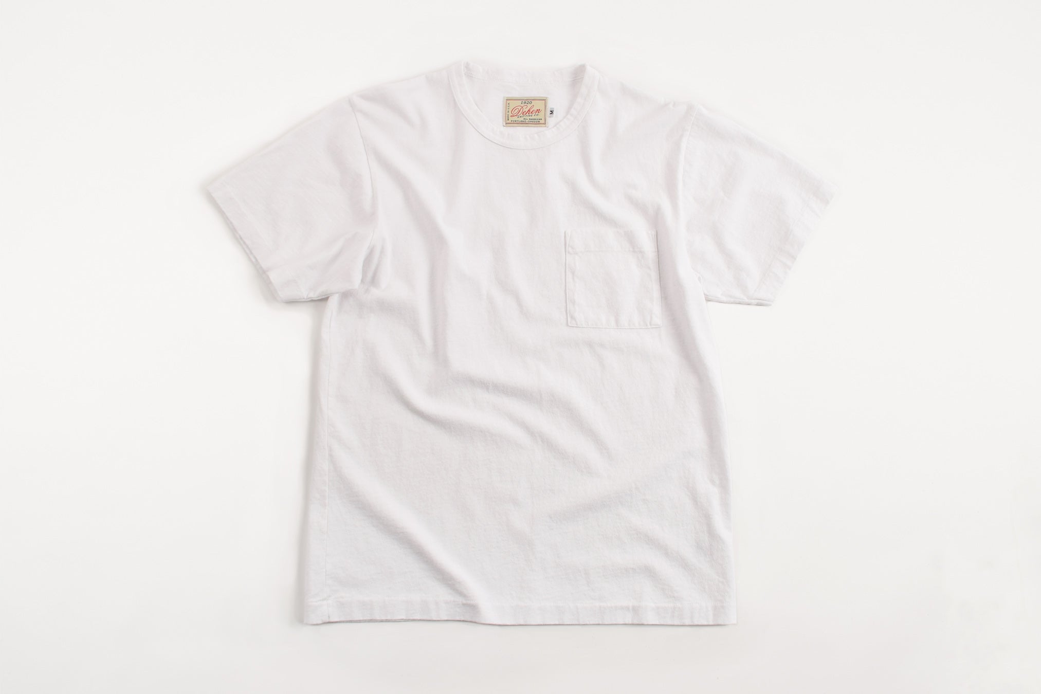 Heavy Duty Pocket Tee White