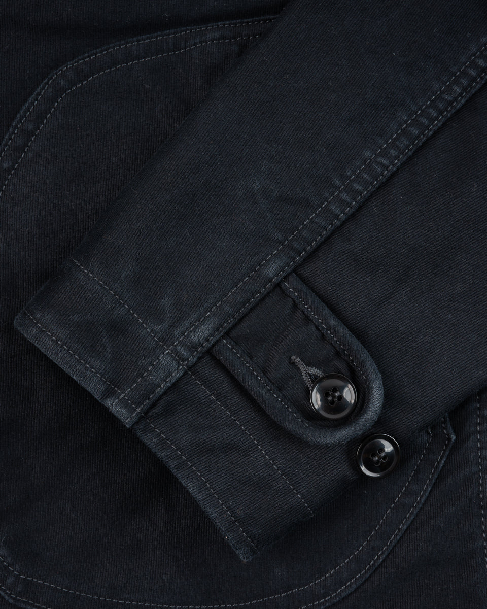IHM-48-KHA 12oz Whipcord Lightweight N1 Deck Jacket - Black