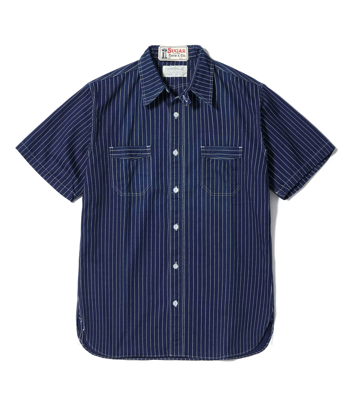 SC36267 Fiction Romance 8.5oz Wabash Stripe S/S Work Shirt