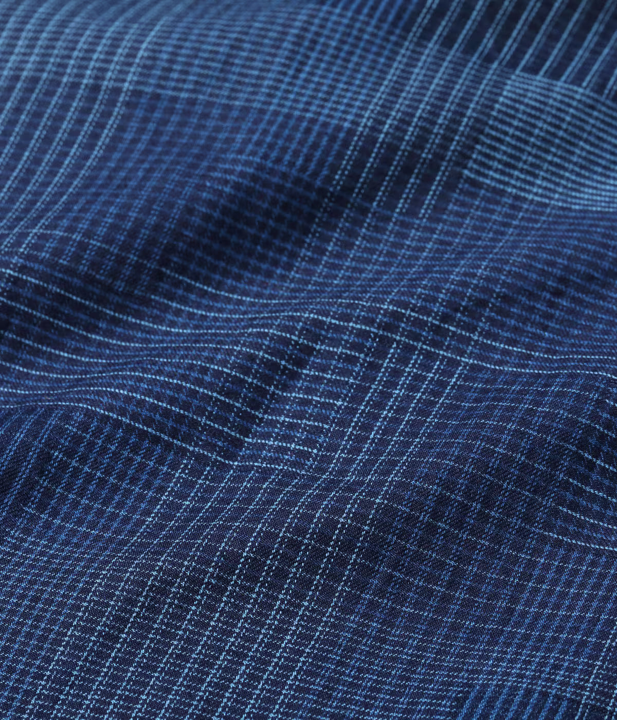 SC29588 Indigo Patchwork Work Shirt Navy