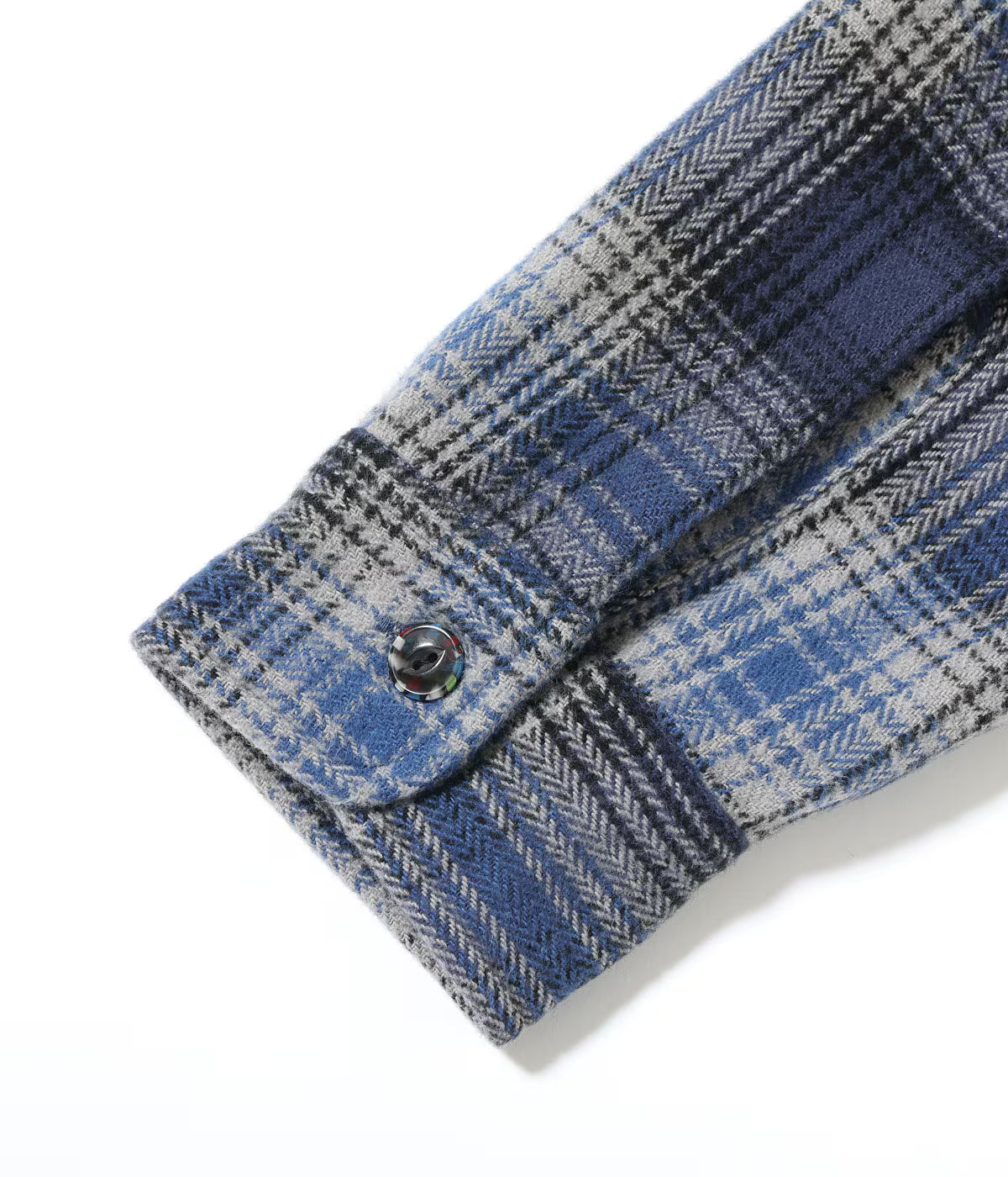 SC29584 Fiction Romance Herringbone Twill Check Work Shirt Navy