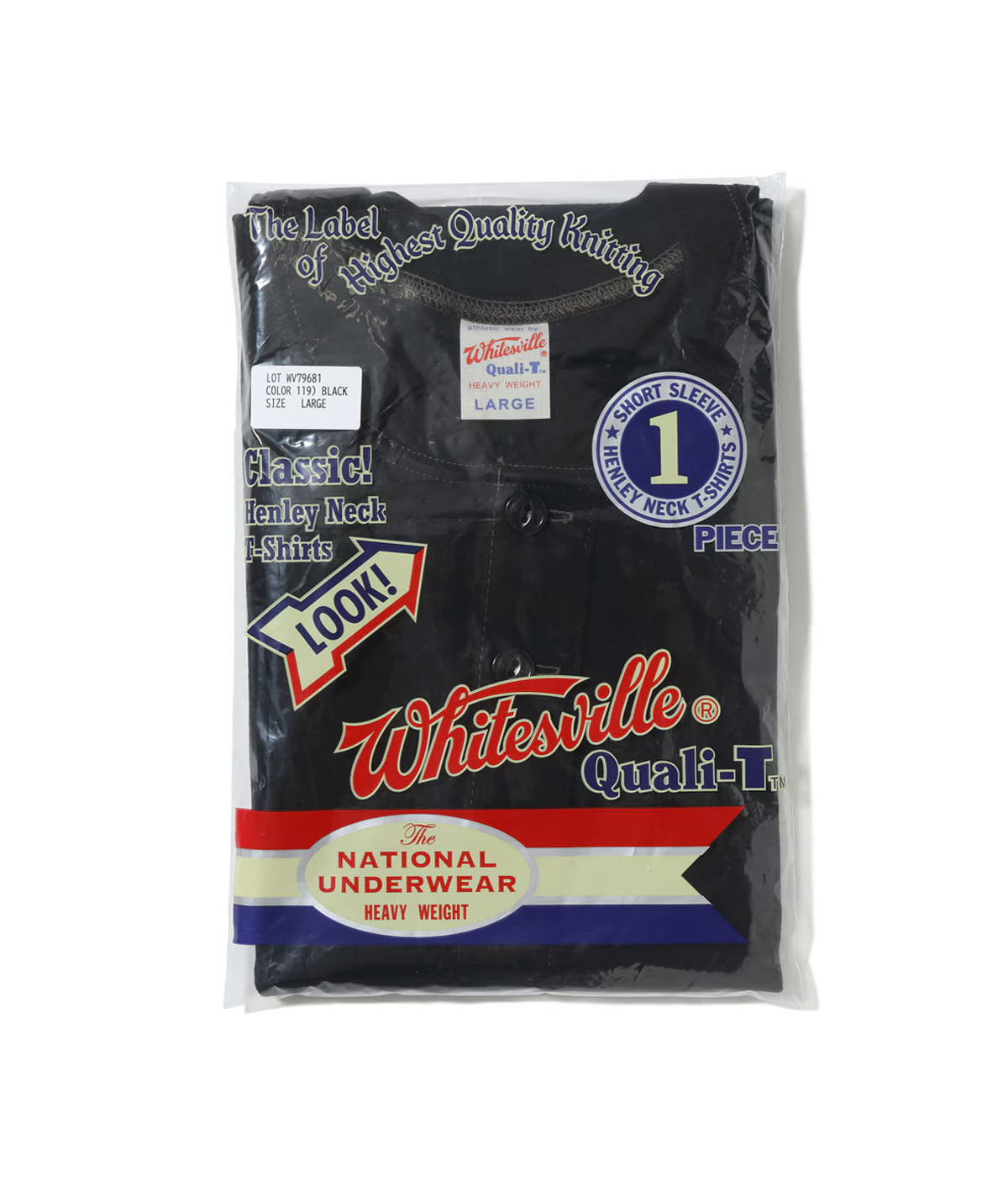 WV79681 Whiteville Henley Tee Shirt Navy