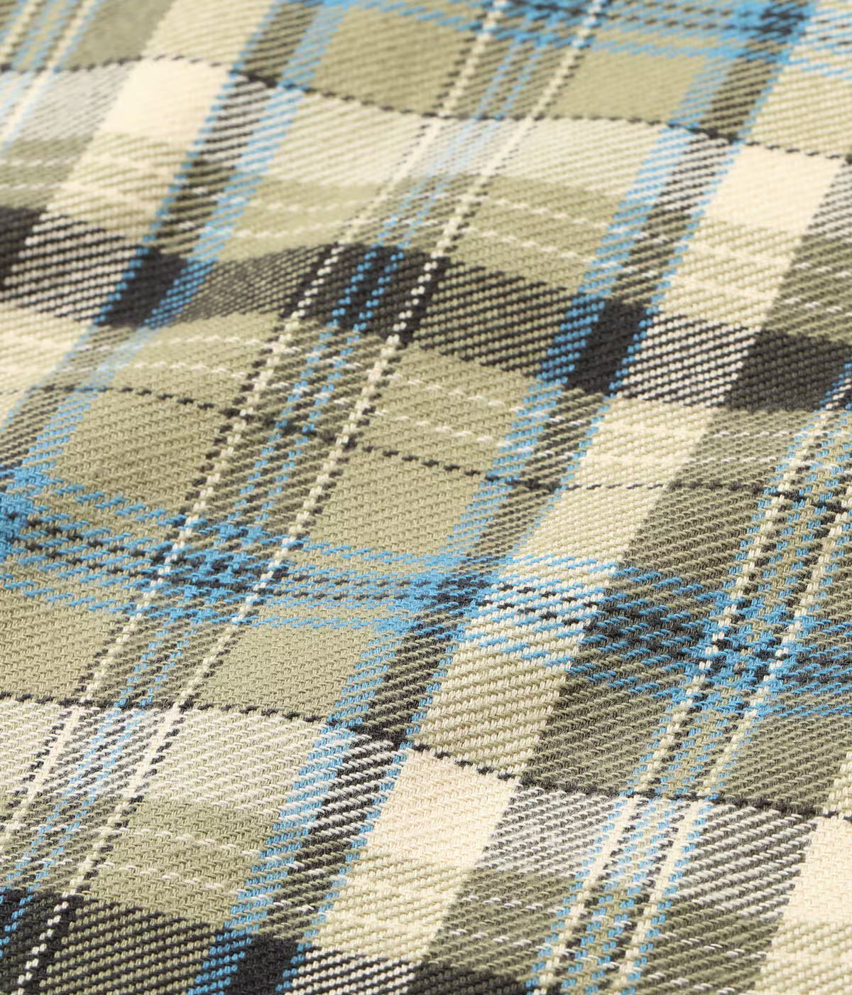 SC29780 Twill Check Work Shirt Olive