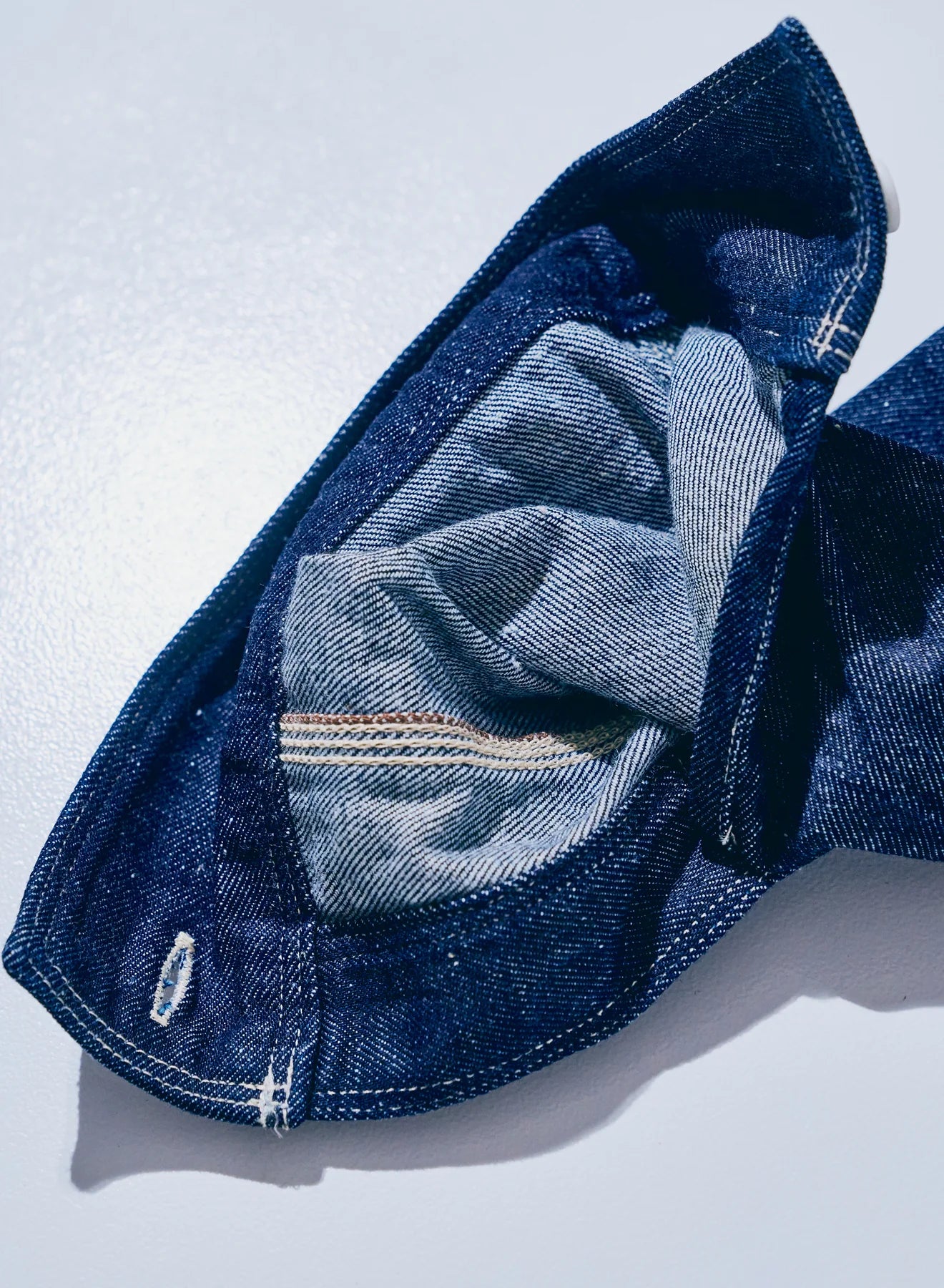 SJWS-SC02W Samurai Cotton Denim Work Shirt Indigo
