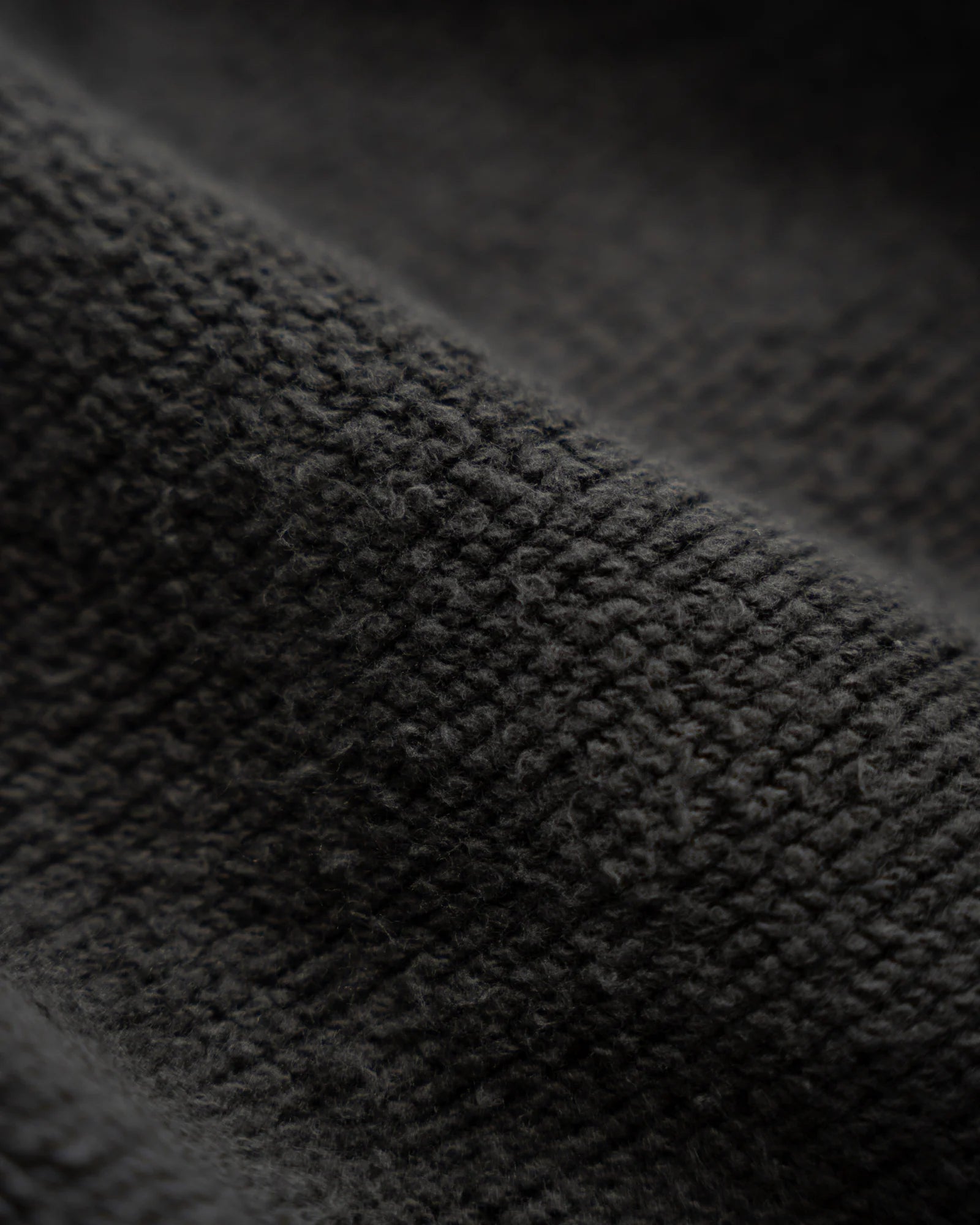 Pullover Hoodie Double Heavyweight French Terry Sumi Black