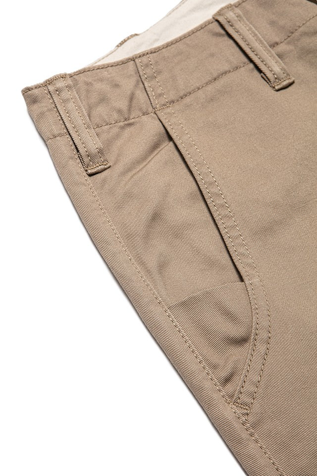 1192-BE Dry Touch Chino Trousers Wide Straight Beige