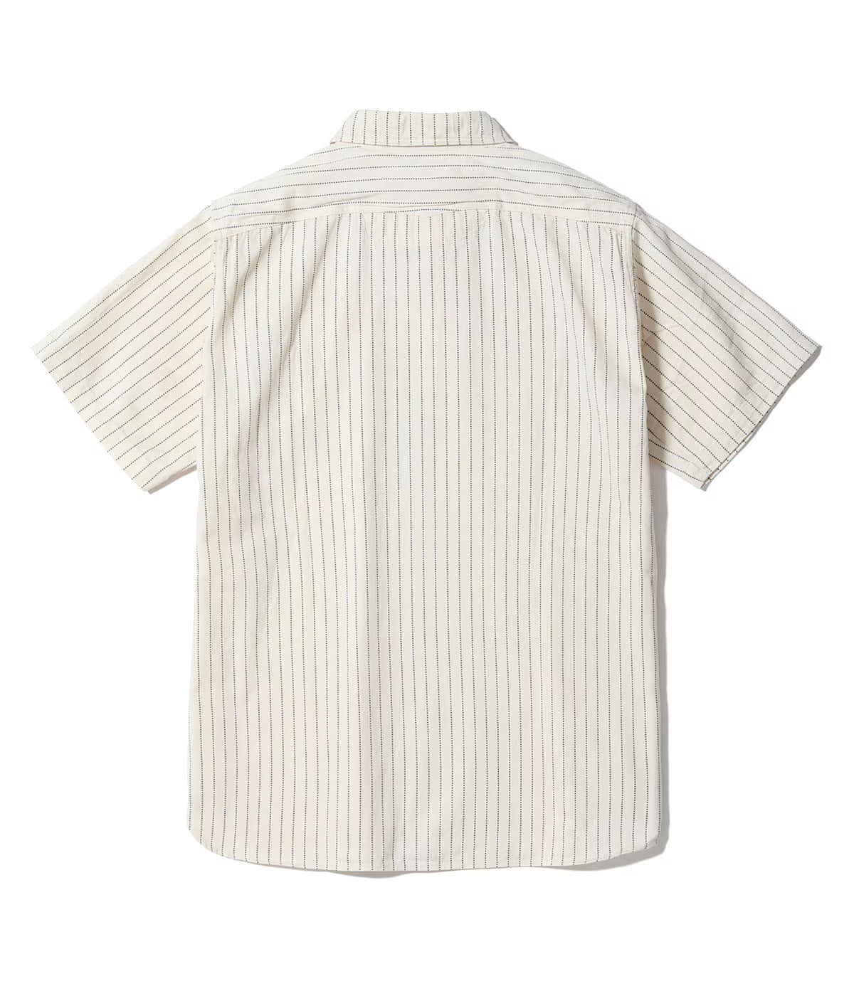 SC37275 Fiction Romance 8.5oz White Wabash Stripe S/S Work Shirt