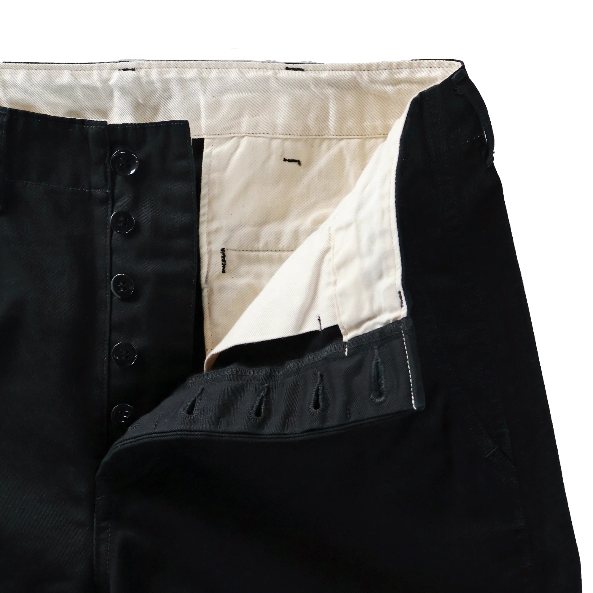 1201-20 U.S Army Chino 41 Khaki Trousers Black
