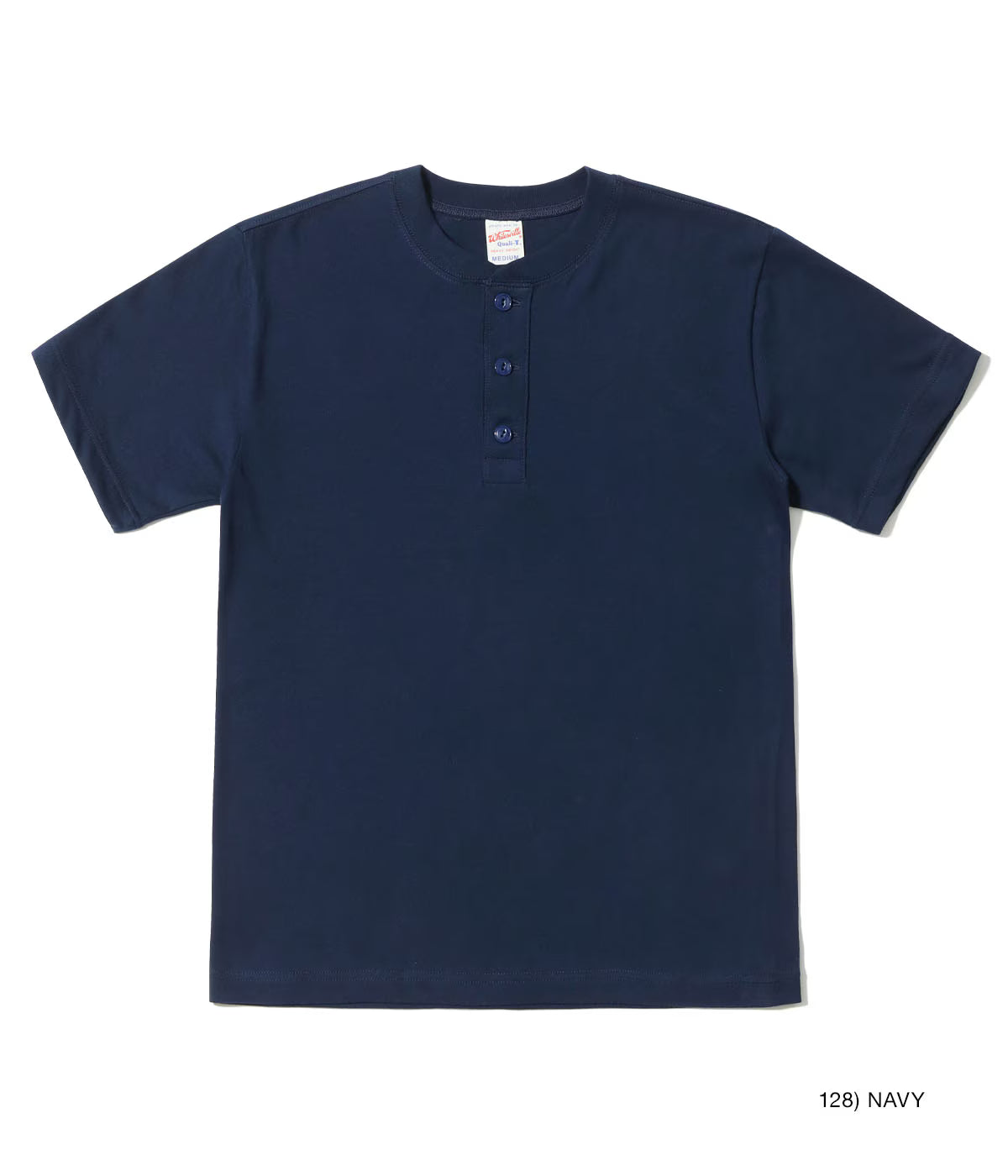 WV79681 Whiteville Henley Tee Shirt Navy