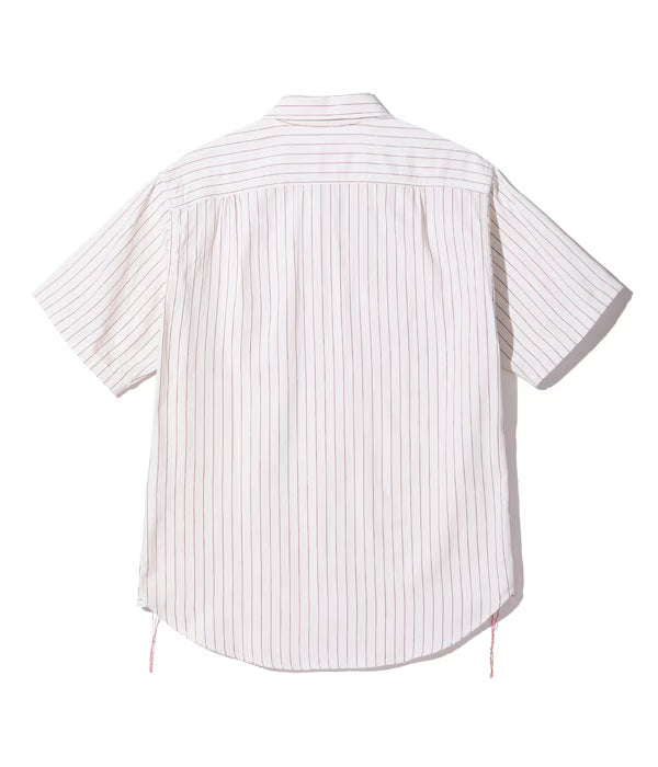 SC38699 Coke Stripe S/S Work Shirt Off White