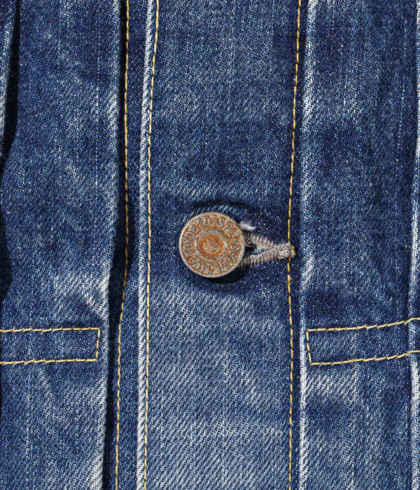 SC11953SW 14.25oz Denim Jacket 1953 Aged Model