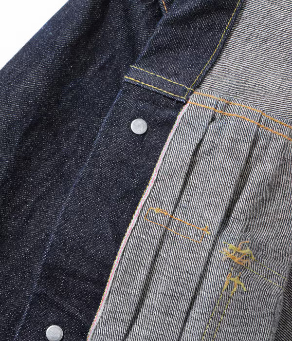 SC11953 14.25oz Denim Jacket 1953 Model One Wash
