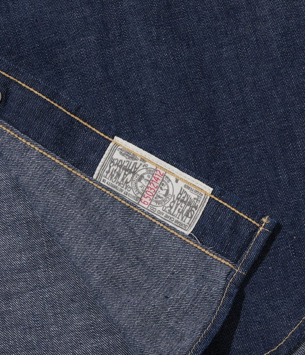 SC28190 Blue Denim Western Shirt