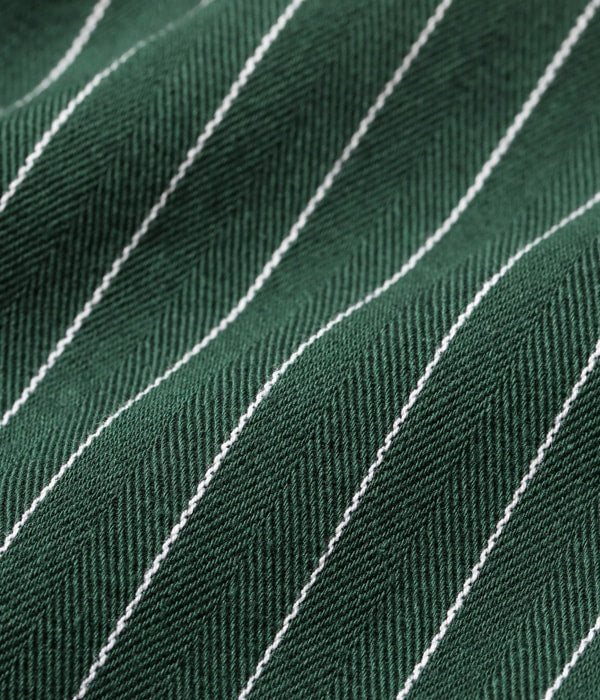 SC28652 Coke Stripe Work Shirt Green