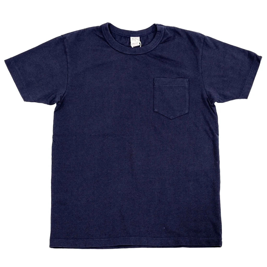 Ramayana Crewneck Pocket Tee Navy
