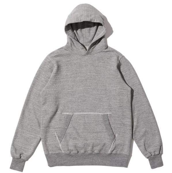 BR68914 Loopwheel Hooded Sweatshirt Heather Gray