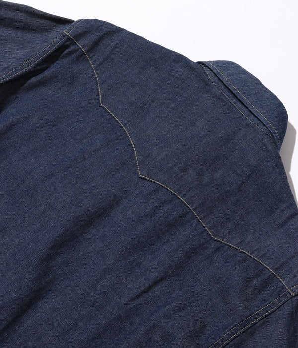 SC28190 Blue Denim Western Shirt