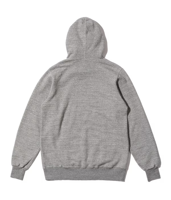 BR68914 Loopwheel Hooded Sweatshirt Heather Gray