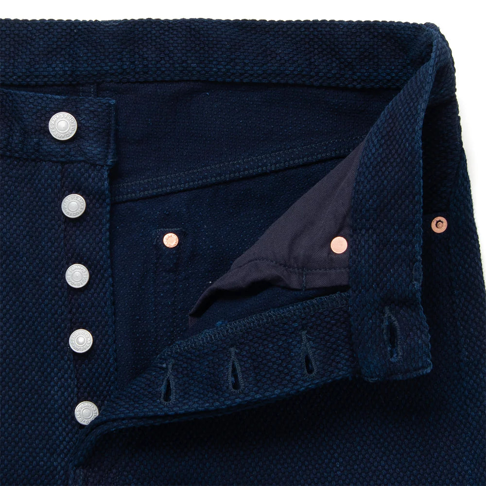 1907 Regular Straight Sashiko Jean One Wash