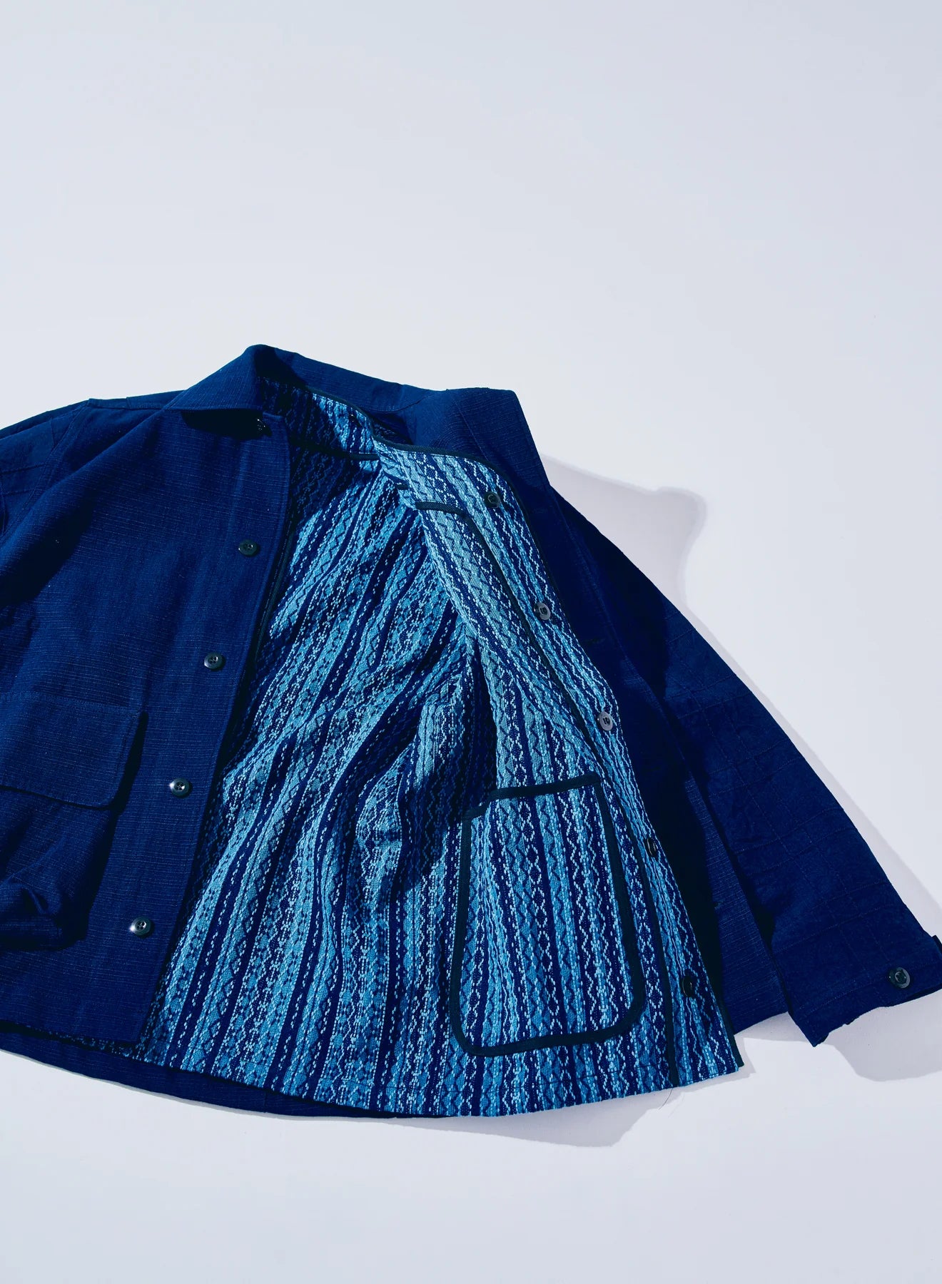 SJCJK25-YR Bi-Blue Indigo Jacket