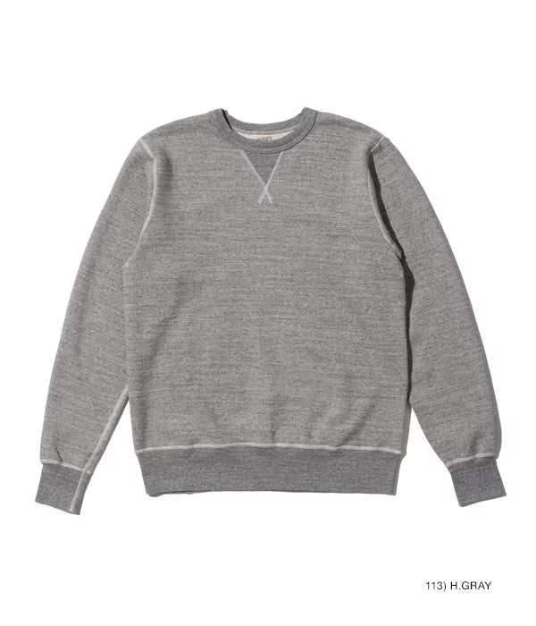 BR65622 Set In Crew Neck sweat Shirt Heather Gray