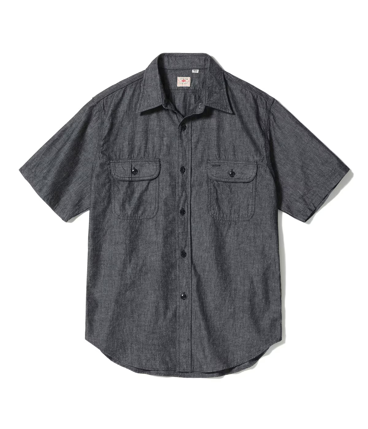 SC39307 Black Chambray S/S Work Shirt