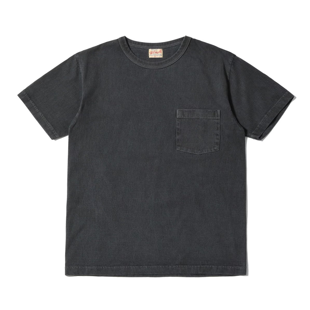 WV79531 Whitesville Pigment Dyed Pocket Tee Black