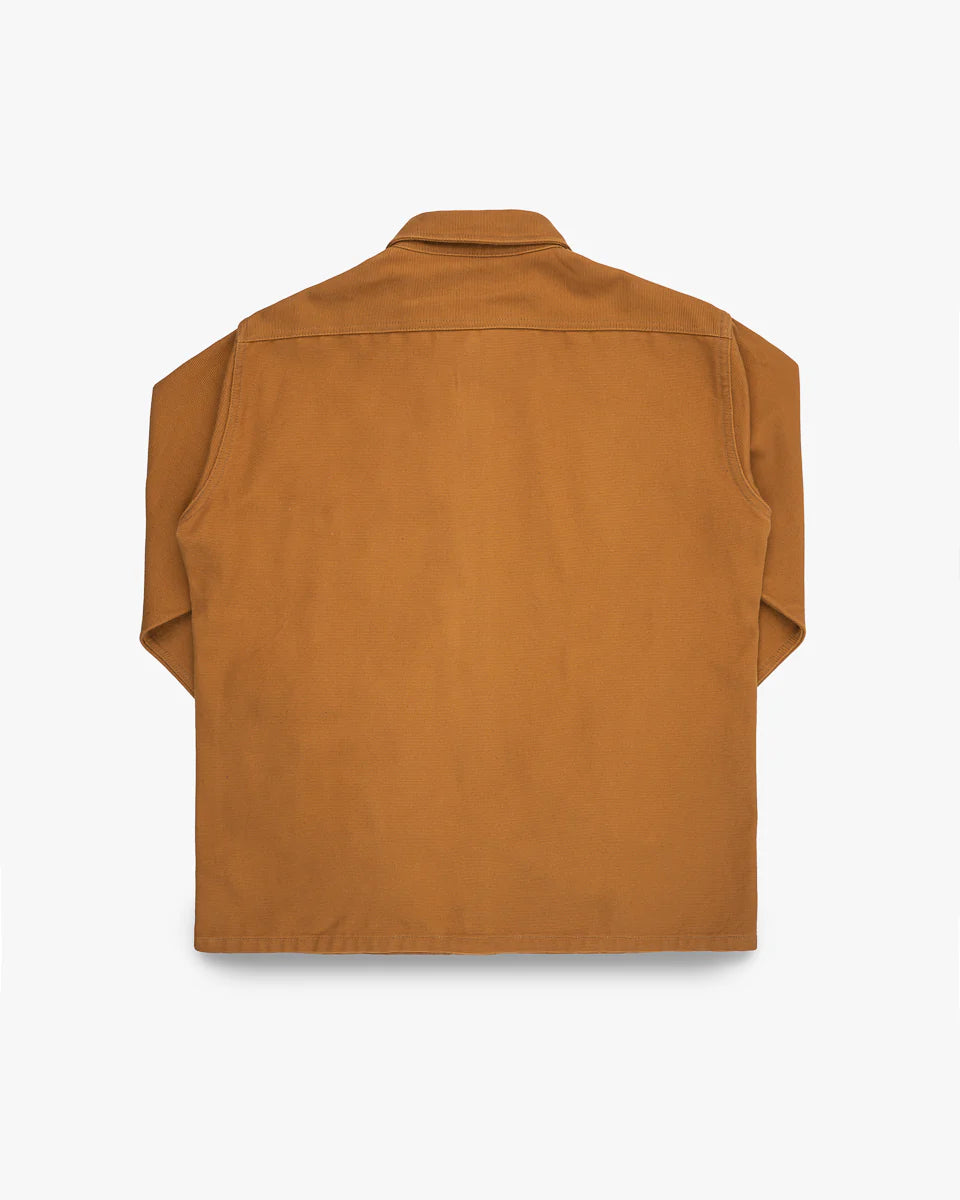 IHSH-423-CAM 13oz Oxford Cloth Work Overshirt Camel