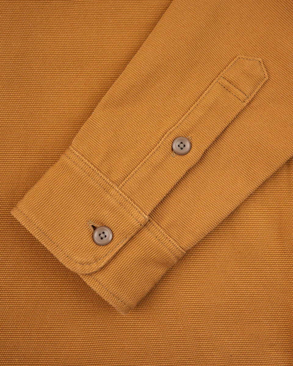 IHSH-423-CAM 13oz Oxford Cloth Work Overshirt Camel