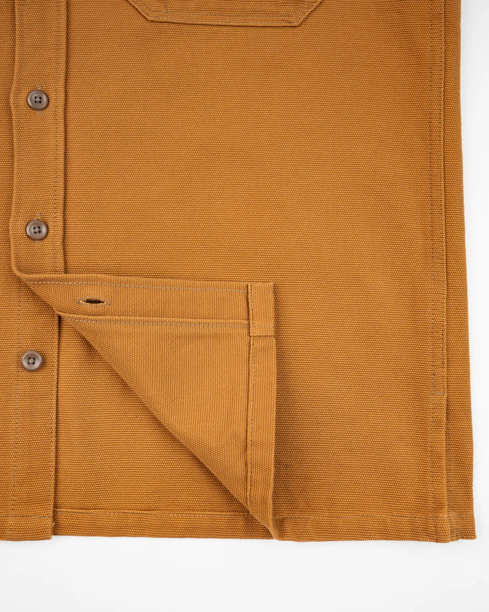 IHSH-423-CAM 13oz Oxford Cloth Work Overshirt Camel